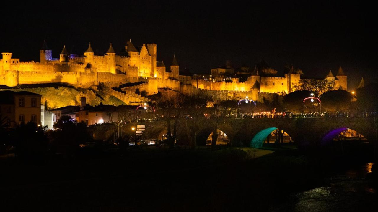 Tout Confort ! Calme, Climatisation, Vue Degagee, Ville ,Parking Gratuit, Ascenseur, Wifi Carcassonne Exteriér fotografie