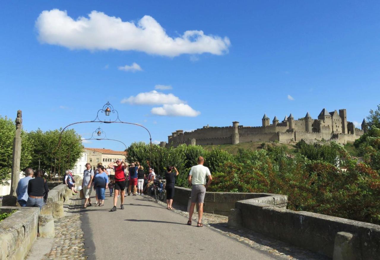 Tout Confort ! Calme, Climatisation, Vue Degagee, Ville ,Parking Gratuit, Ascenseur, Wifi Carcassonne Exteriér fotografie